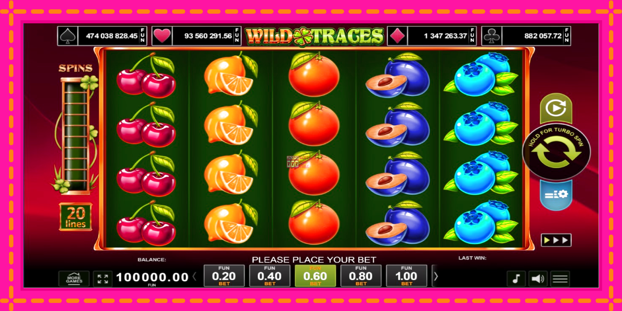 Slot machine Wild Traces gratuitamente, immagine 1