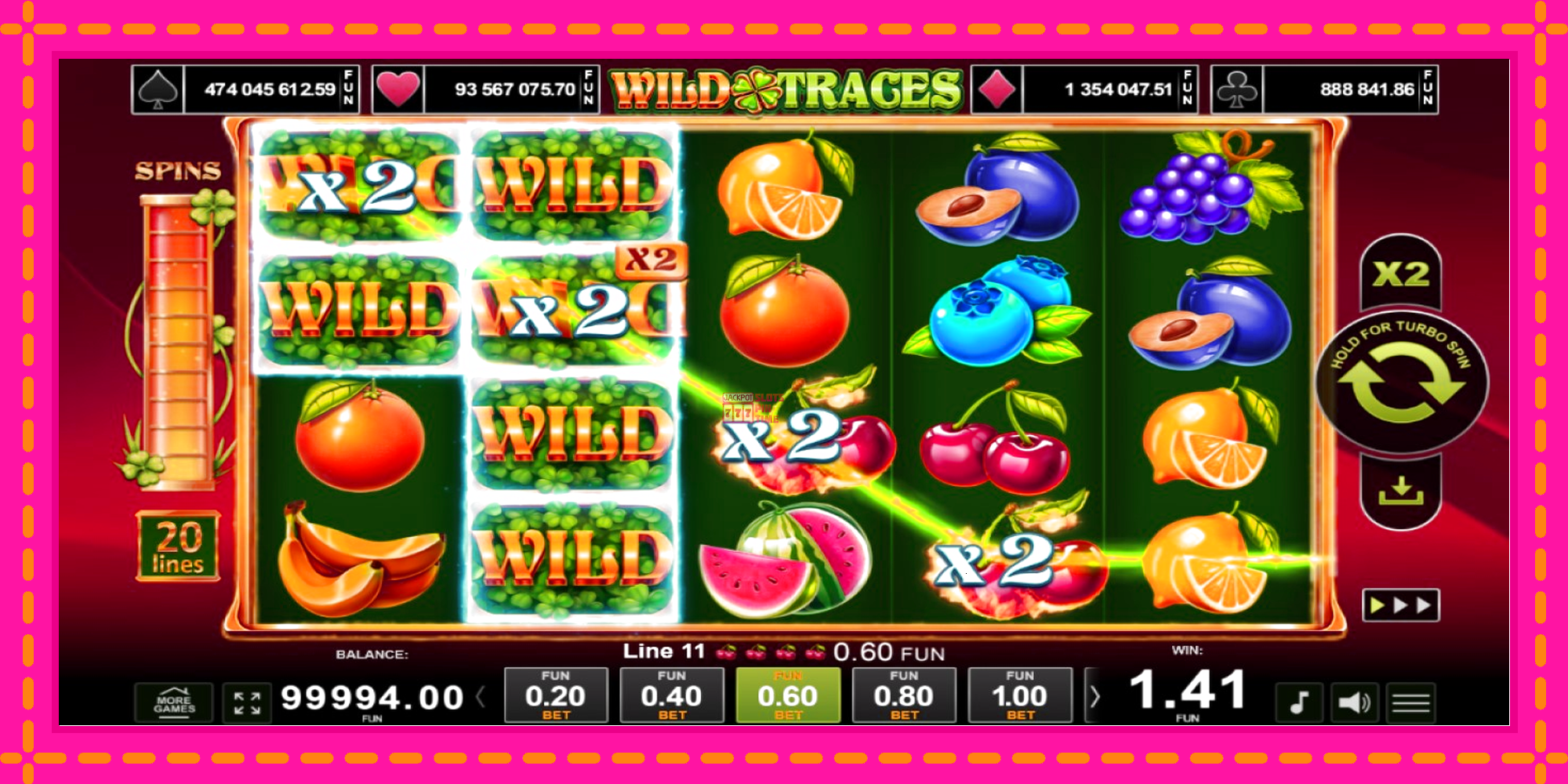 Slot machine Wild Traces gratuitamente, immagine 4