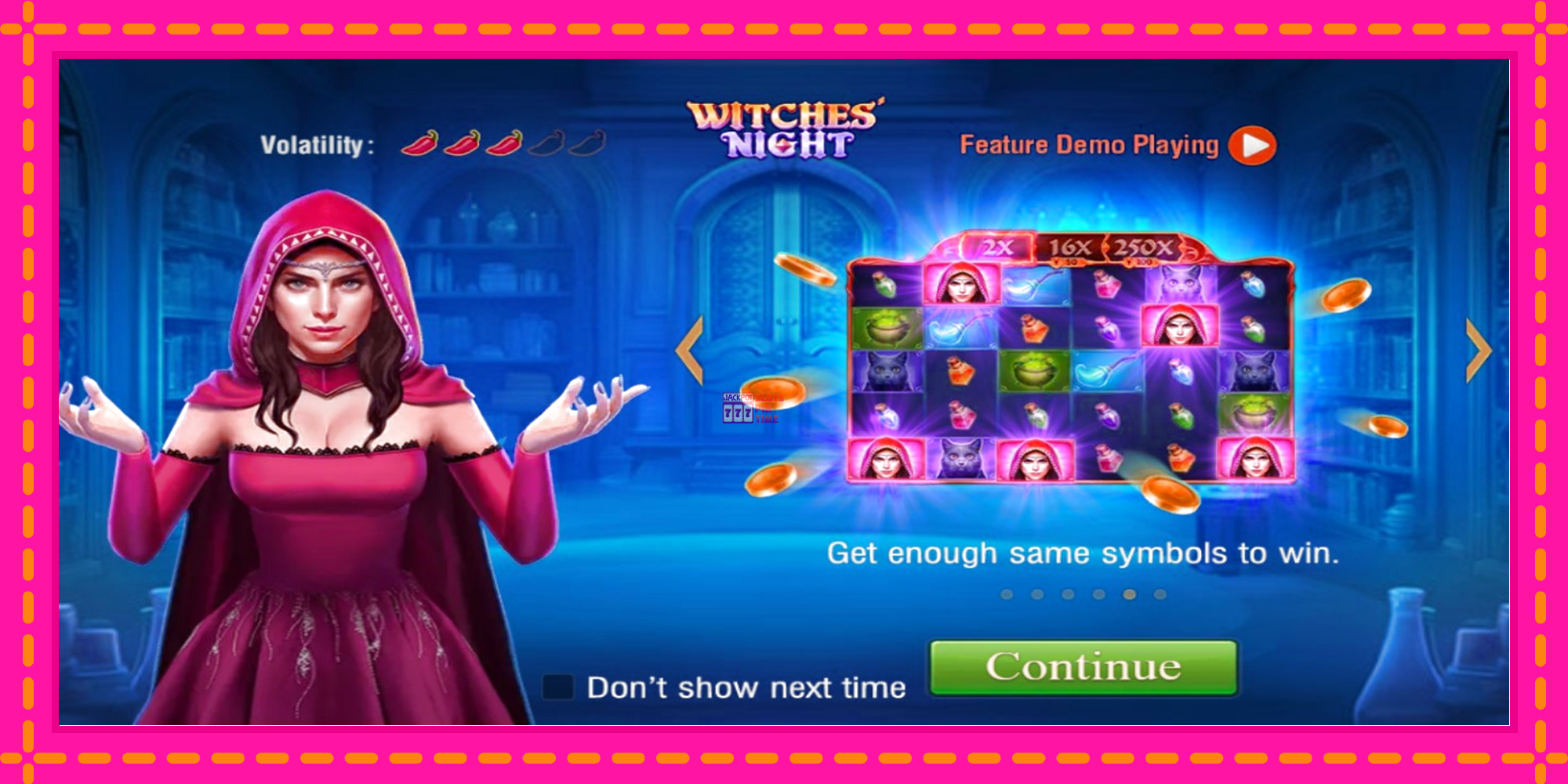 Slot machine Witches Night gratuitamente, immagine 1