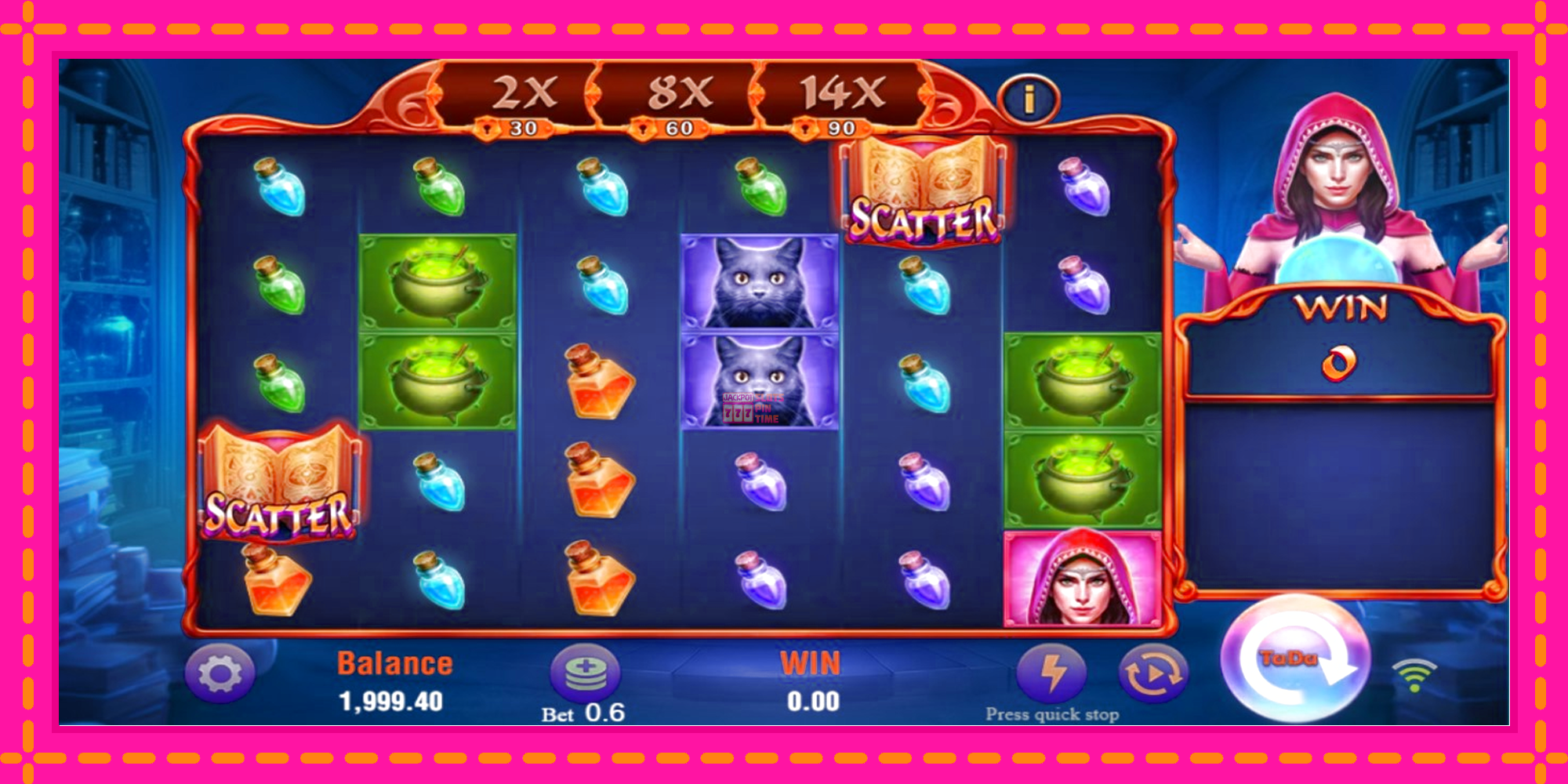 Slot machine Witches Night gratuitamente, immagine 2