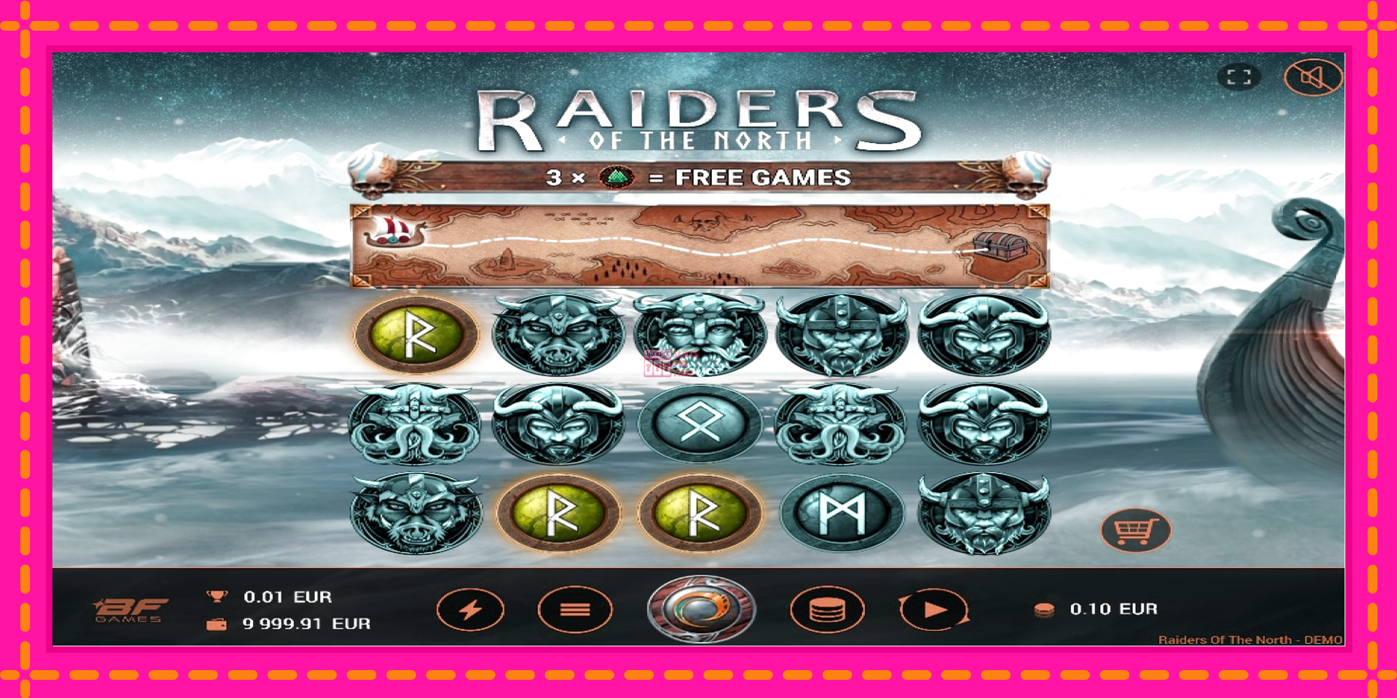 Slot machine Raiders of the North gratuitamente, immagine 2