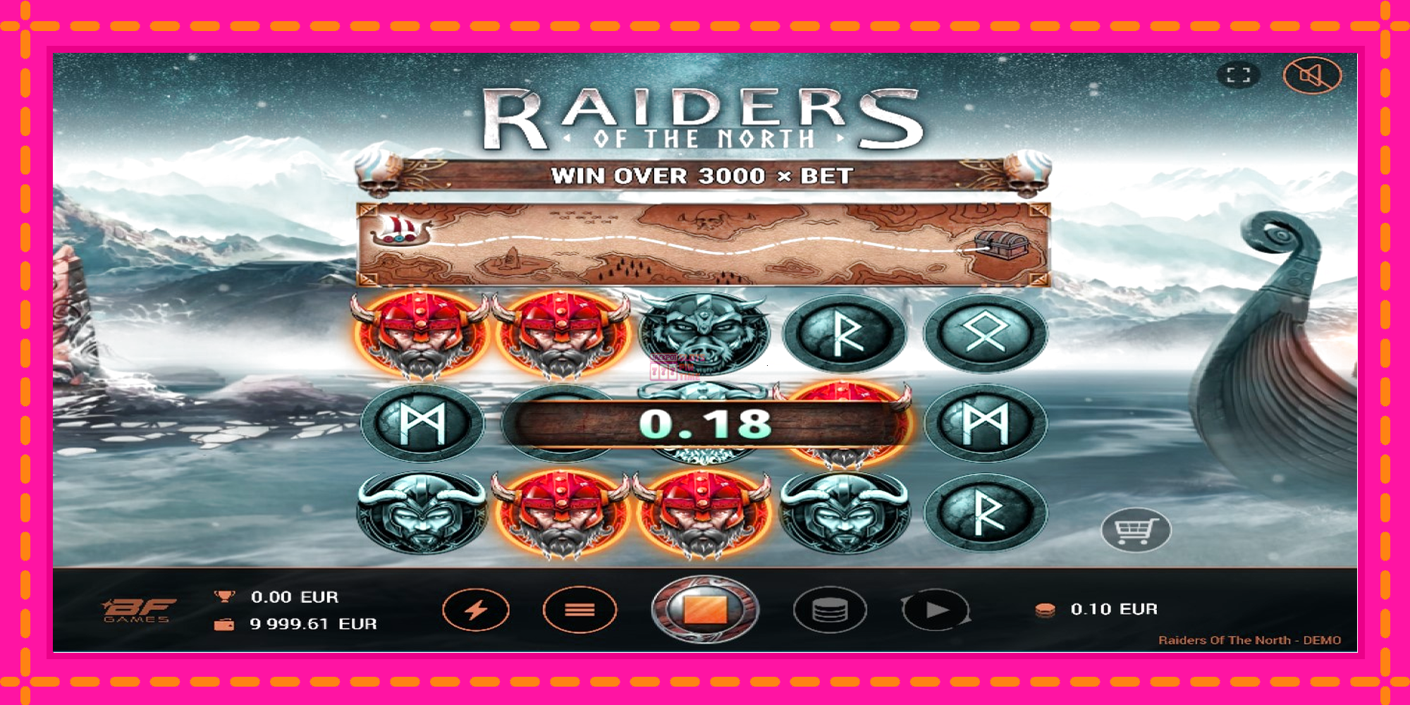 Slot machine Raiders of the North gratuitamente, immagine 3