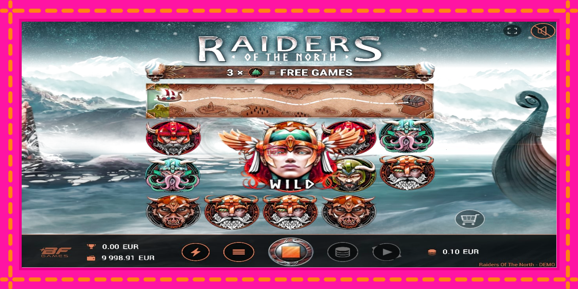 Slot machine Raiders of the North gratuitamente, immagine 4