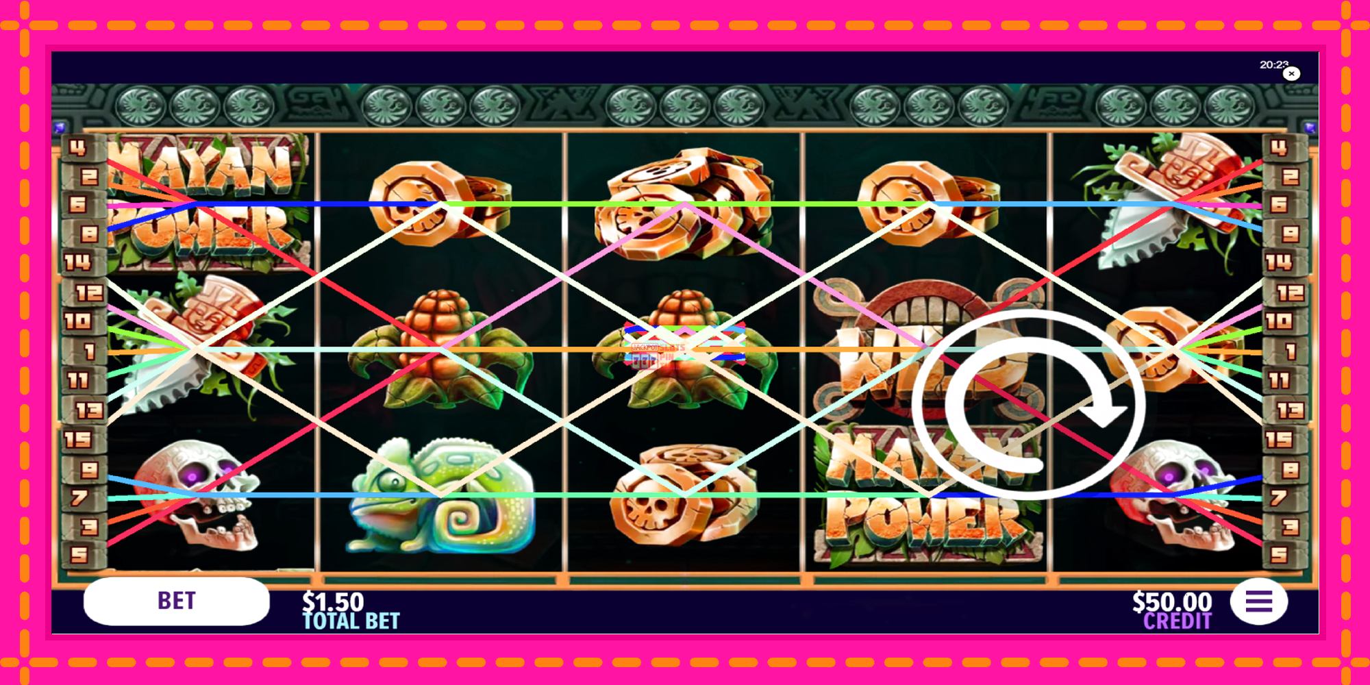 Slot machine Mayan Power gratuitamente, immagine 1