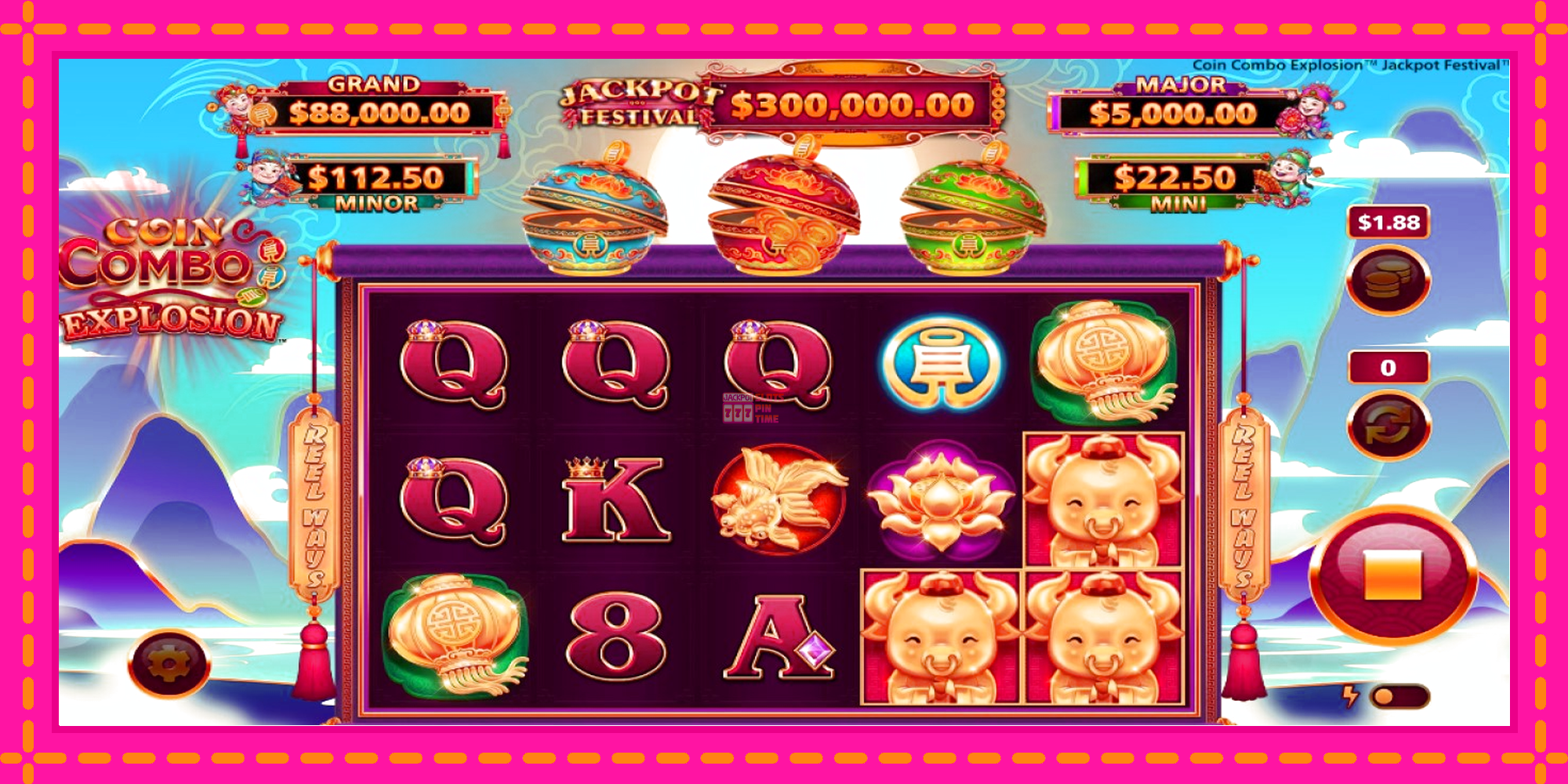 Slot machine Coin Combo Explosion Jackpot Festival gratuitamente, immagine 2