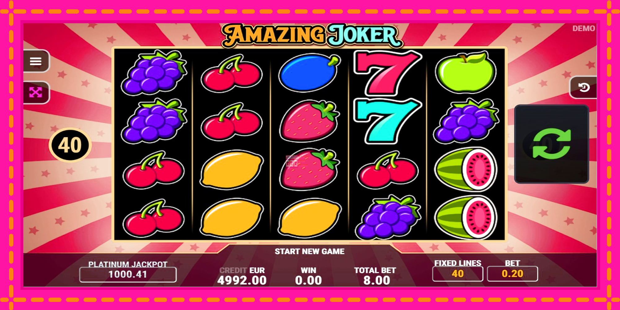 Slot machine Amazing Joker gratuitamente, immagine 1