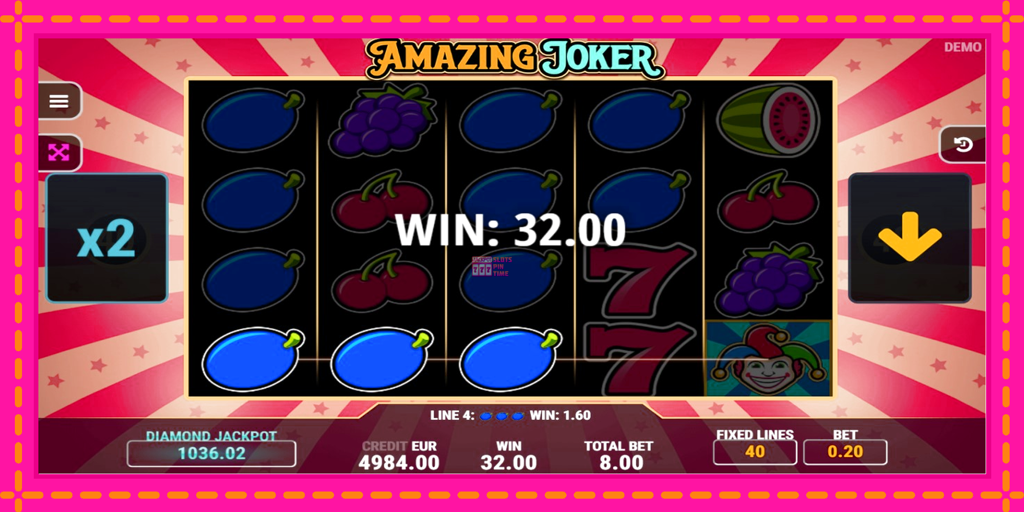 Slot machine Amazing Joker gratuitamente, immagine 2