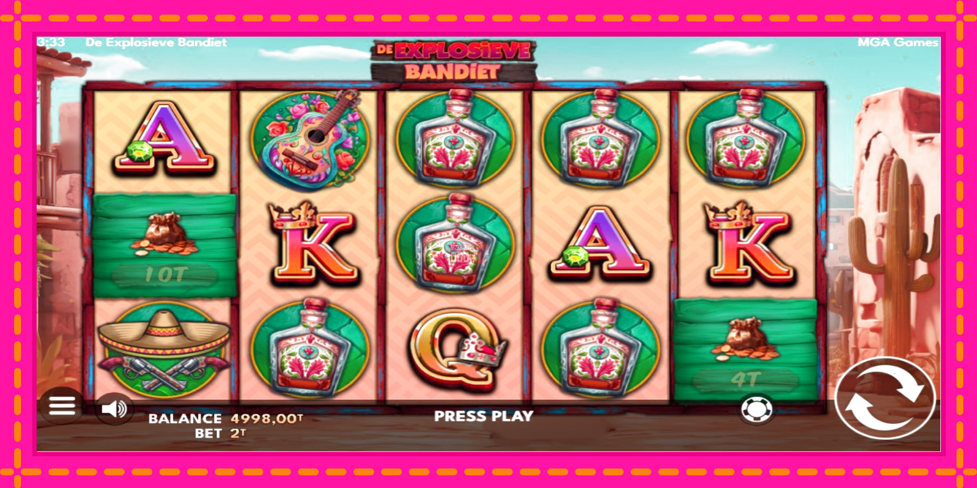 Slot machine De Explosieve Bandiet gratuitamente, immagine 2