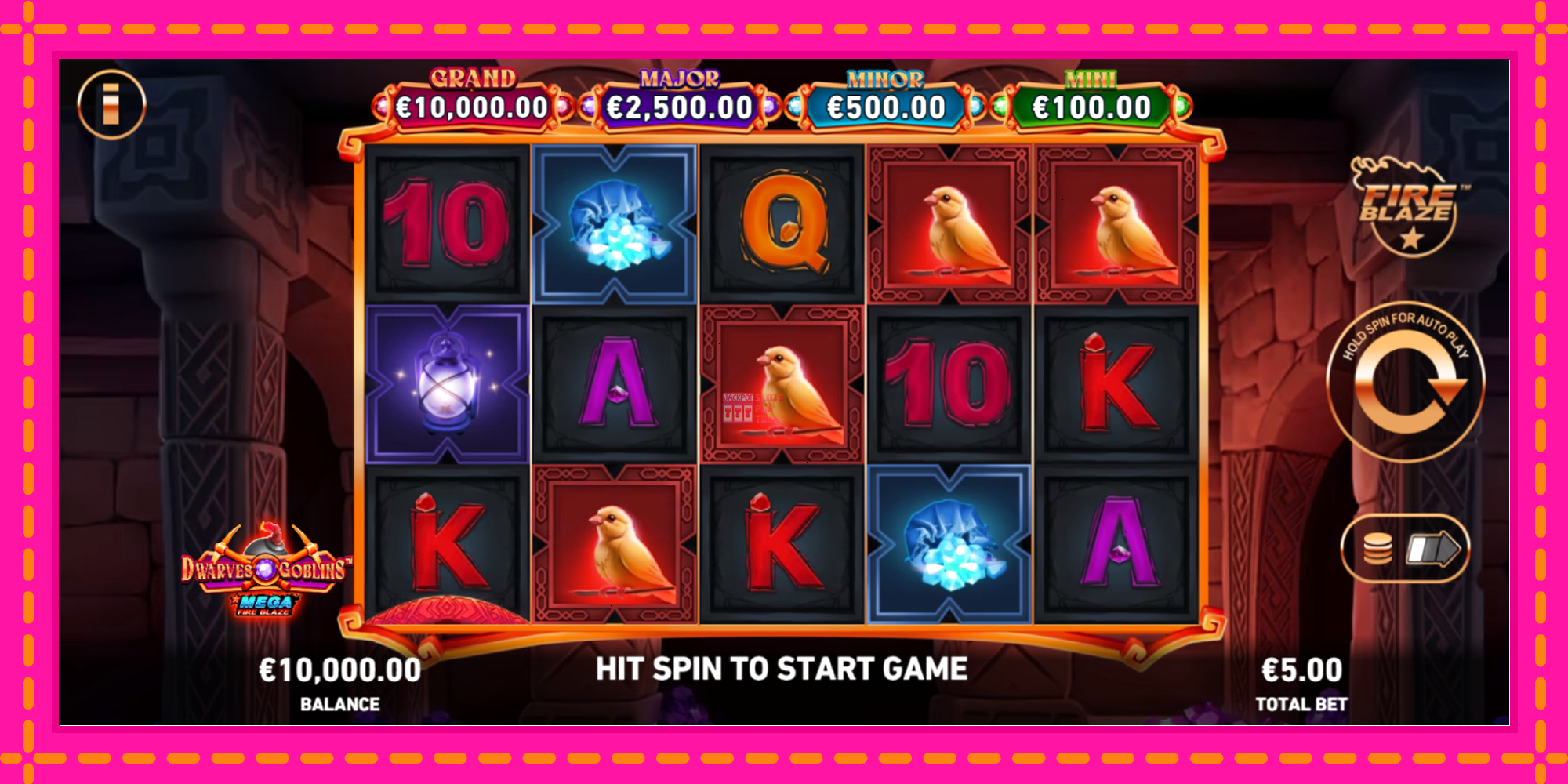 Slot machine Mega Fire Blaze: Dwarves & Goblins gratuitamente, immagine 2