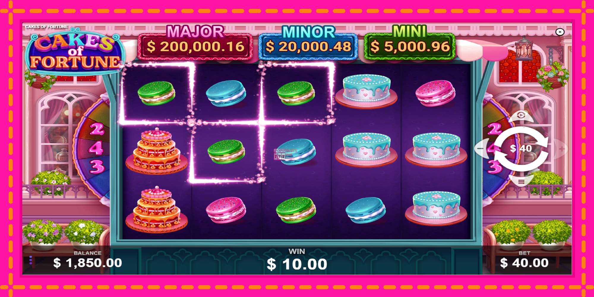 Slot machine Cakes of Fortune gratuitamente, immagine 3