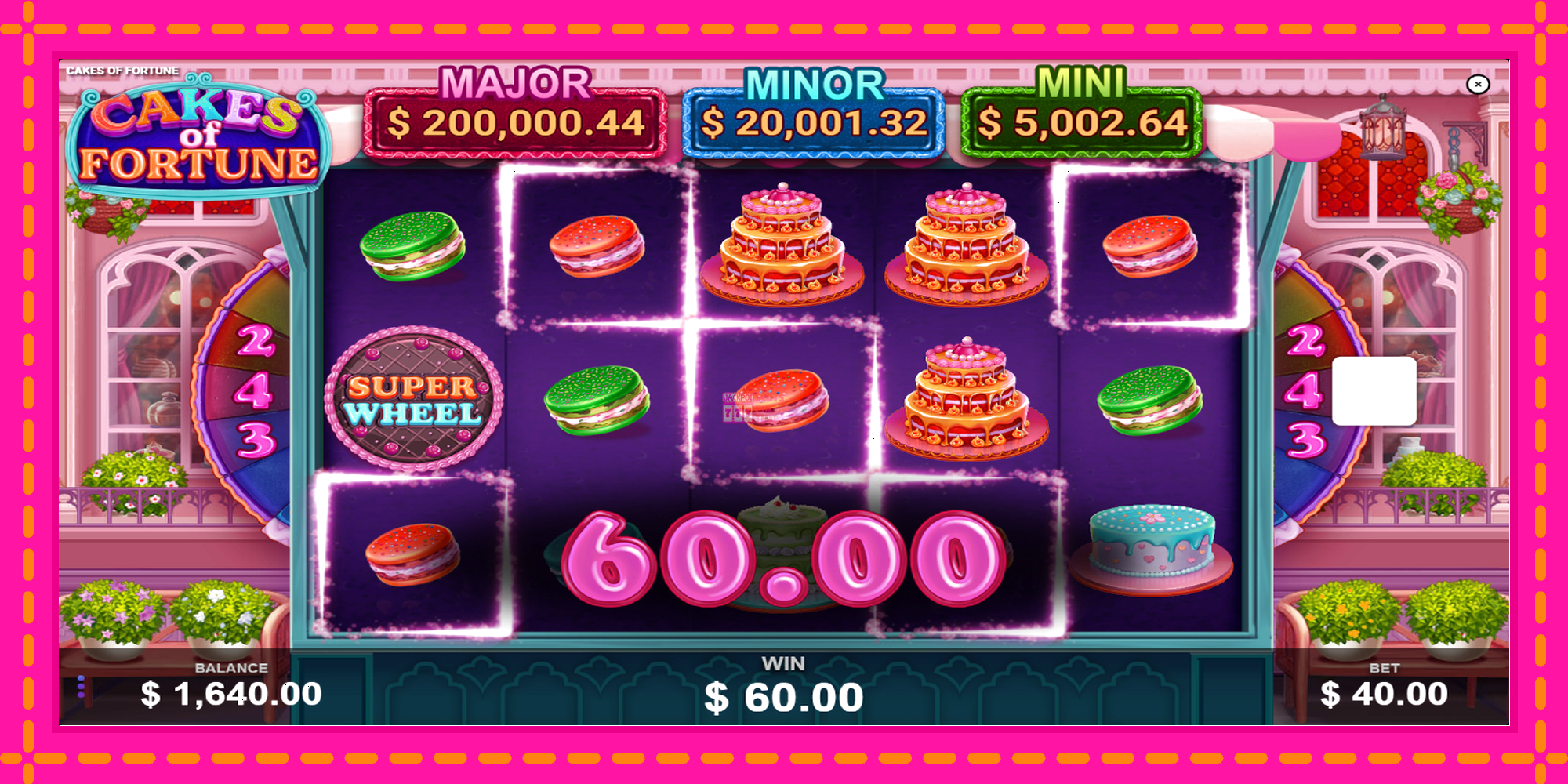 Slot machine Cakes of Fortune gratuitamente, immagine 4