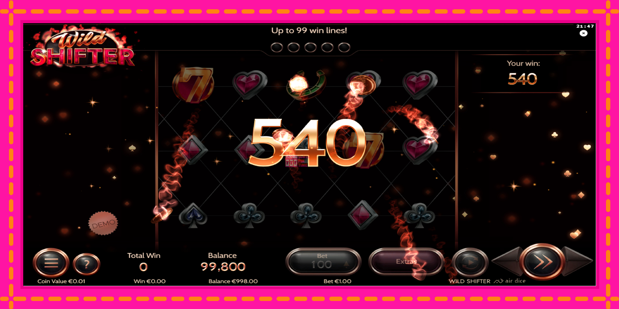 Slot machine Wild Shifter gratuitamente, immagine 4