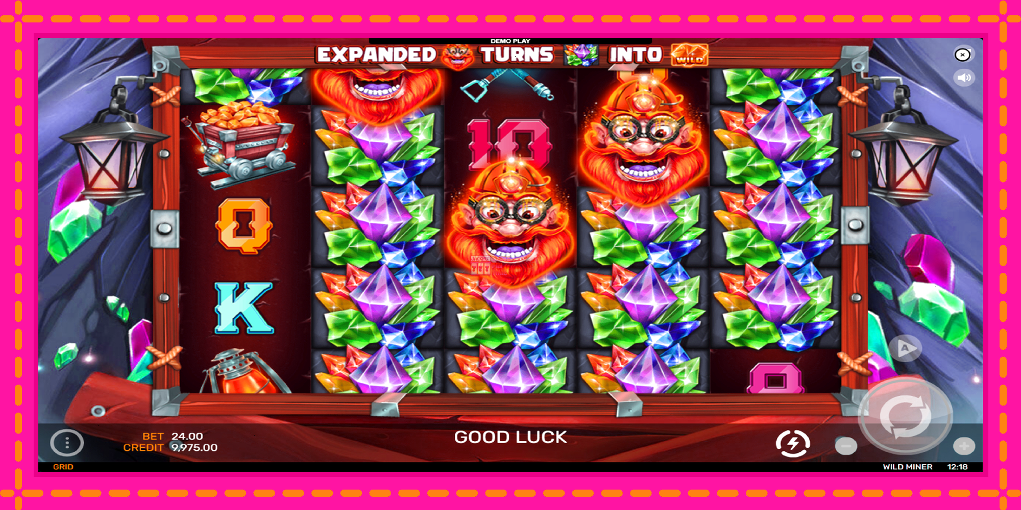 Slot machine Wild Miner gratuitamente, immagine 3