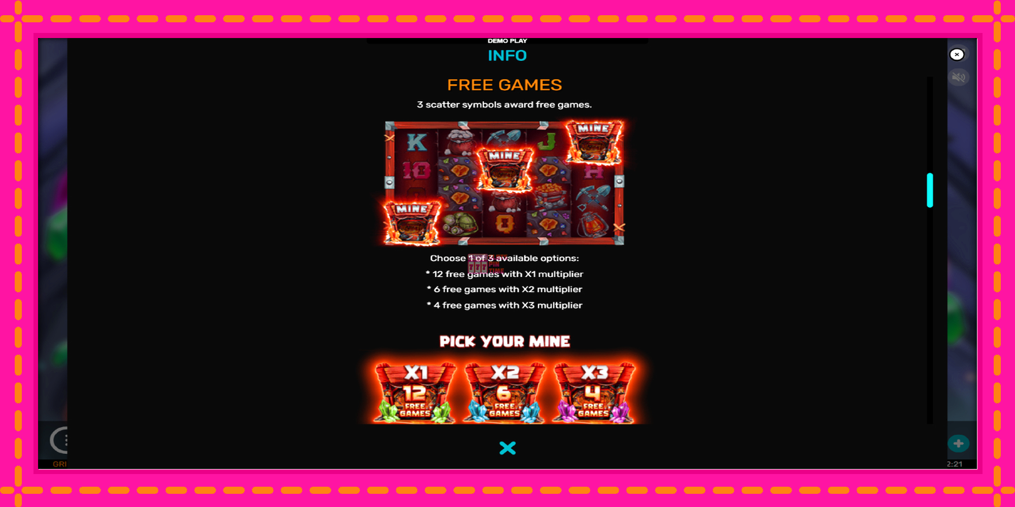 Slot machine Wild Miner gratuitamente, immagine 4