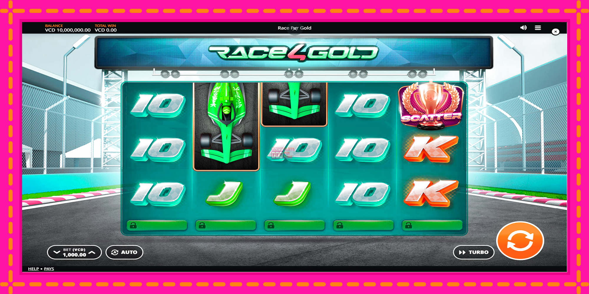 Slot machine Race4Gold gratuitamente, immagine 1