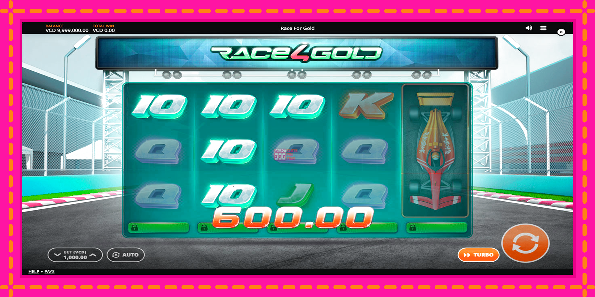 Slot machine Race4Gold gratuitamente, immagine 2