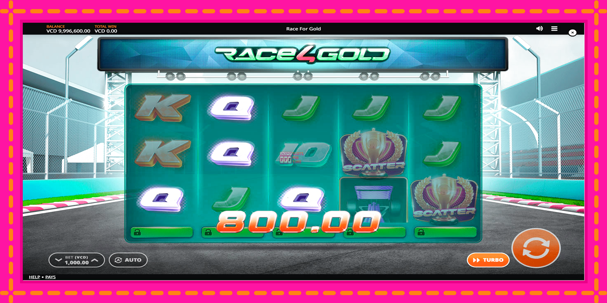 Slot machine Race4Gold gratuitamente, immagine 3