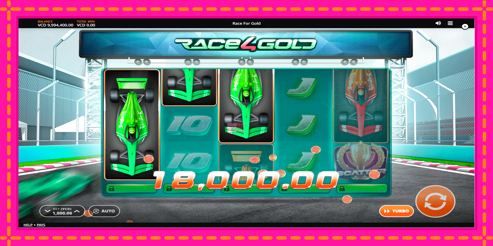 Slot machine Race4Gold gratuitamente, immagine 4