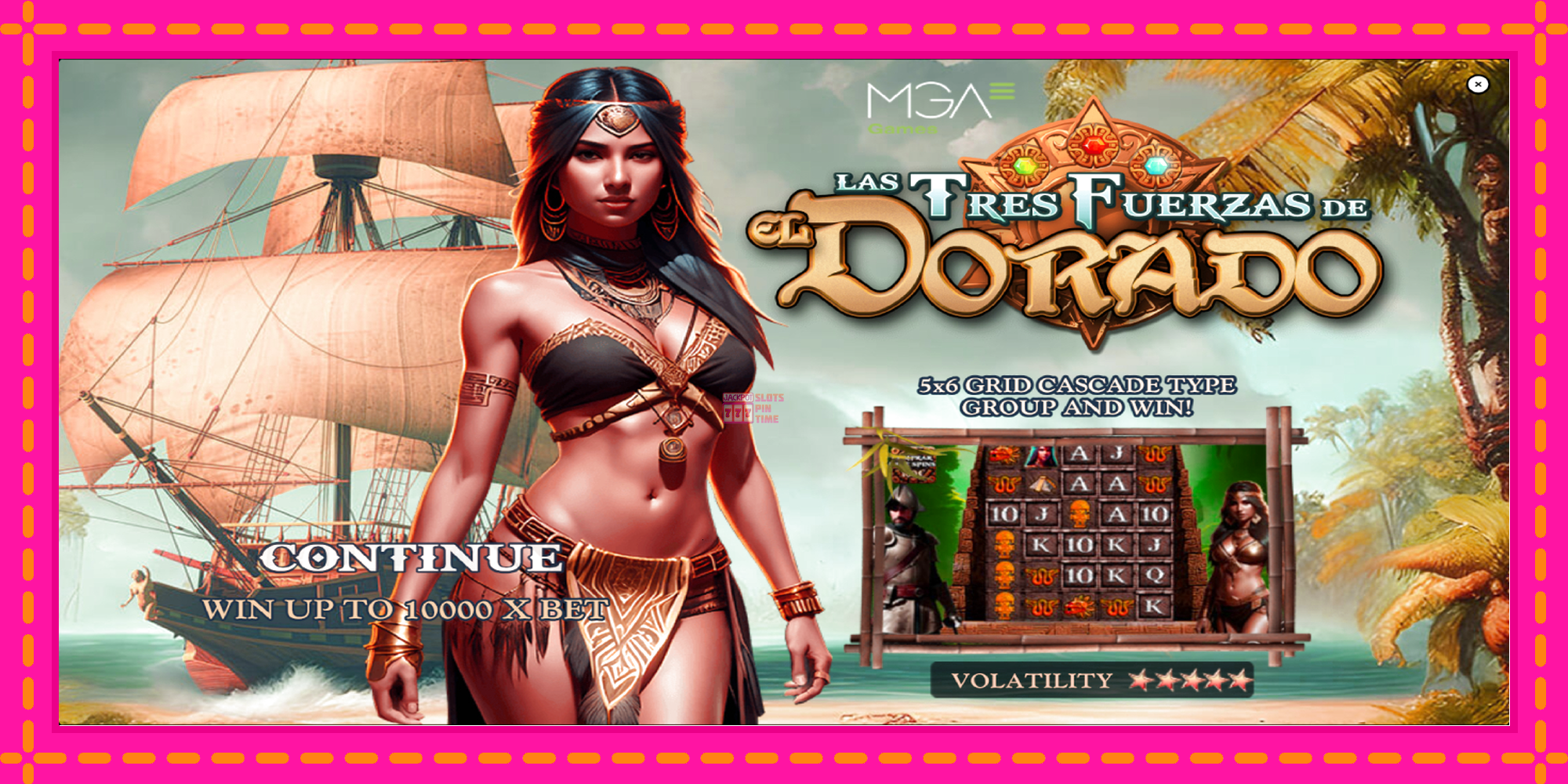 Slot machine Las Tres Fuerzas de El Dorado gratuitamente, immagine 1