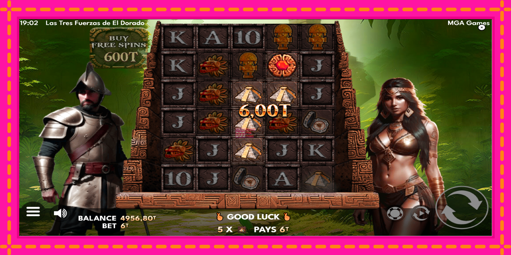 Slot machine Las Tres Fuerzas de El Dorado gratuitamente, immagine 4