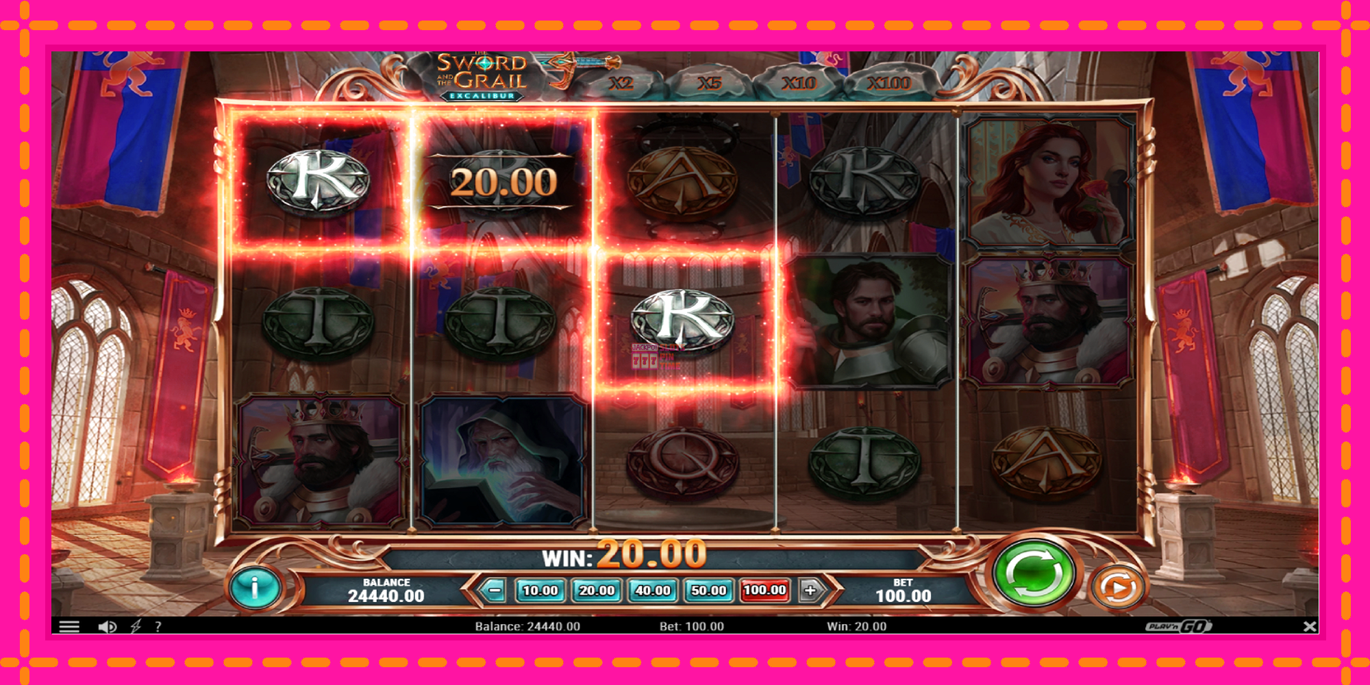 Slot machine The Sword and the Grail Excalibur gratuitamente, immagine 4