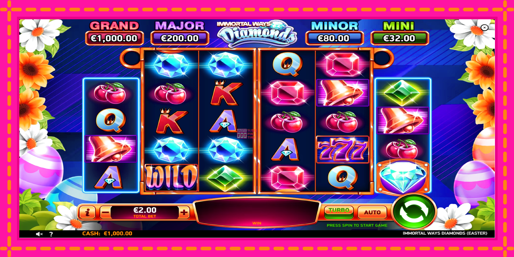 Slot machine Immortal Ways Diamonds Easter gratuitamente, immagine 2