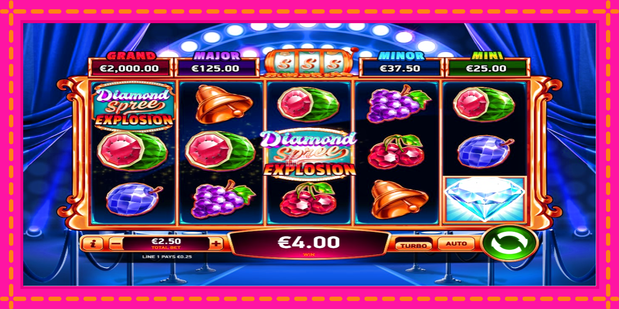 Slot machine Diamond Spree Explosion gratuitamente, immagine 3