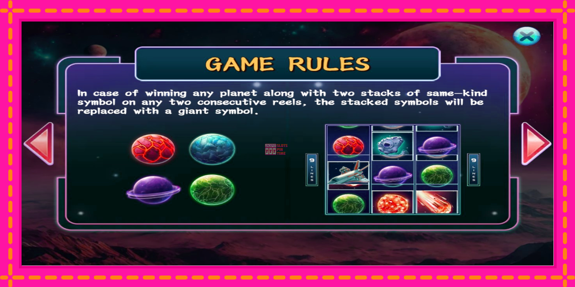 Slot machine Fantasy Universe gratuitamente, immagine 3