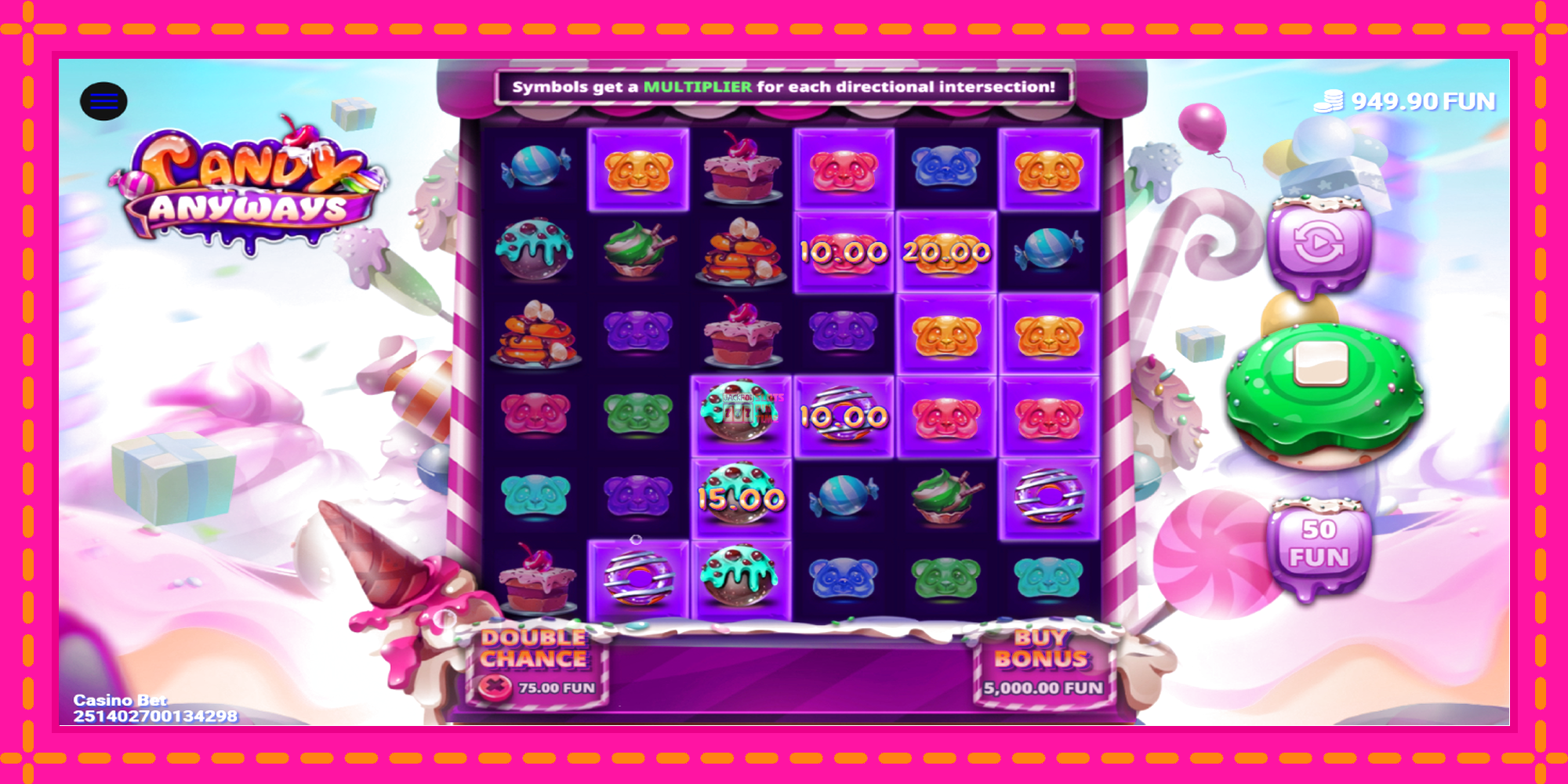 Slot machine Candy Anyways gratuitamente, immagine 3