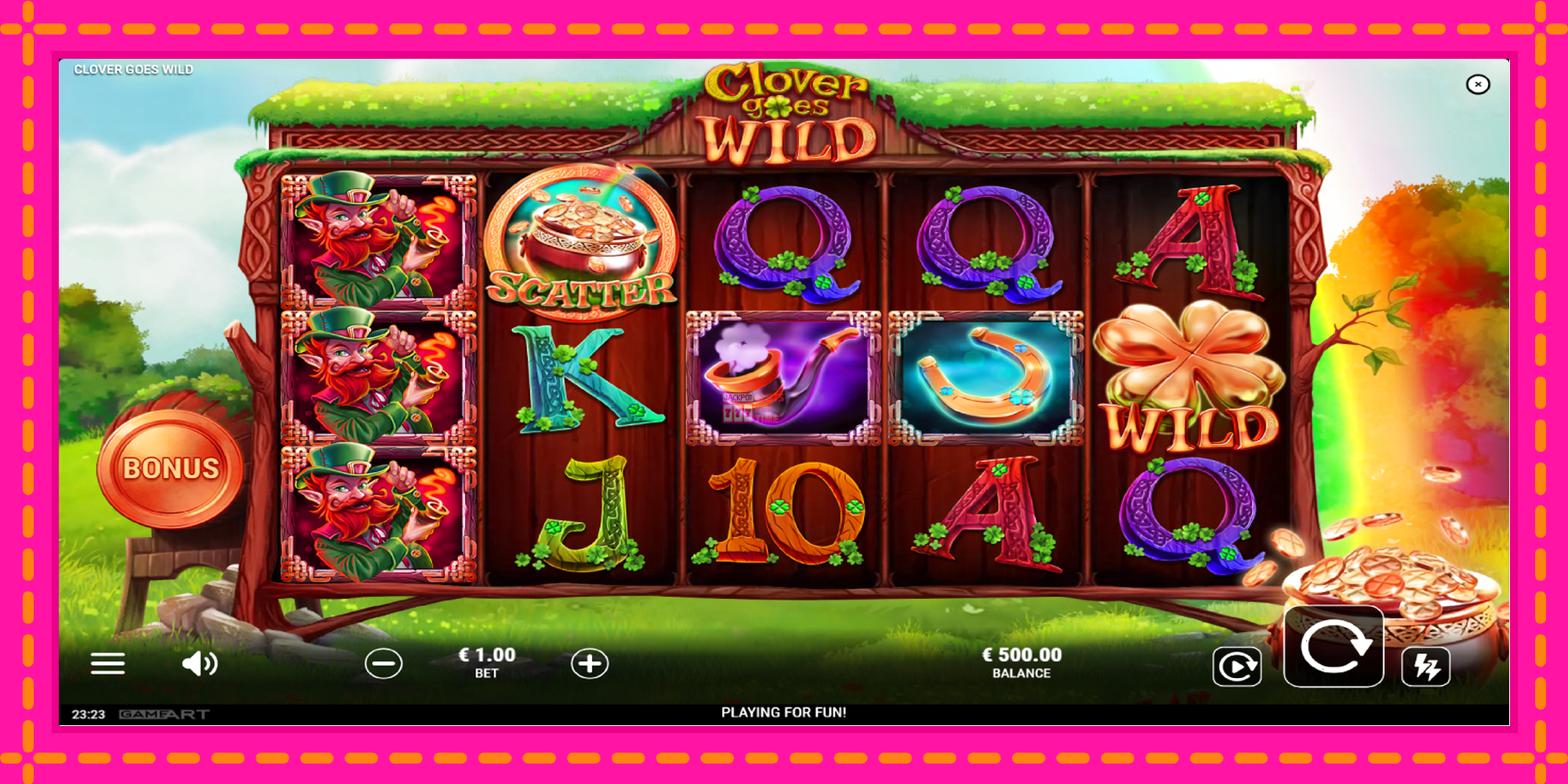 Slot machine Clover Goes Wild gratuitamente, immagine 2