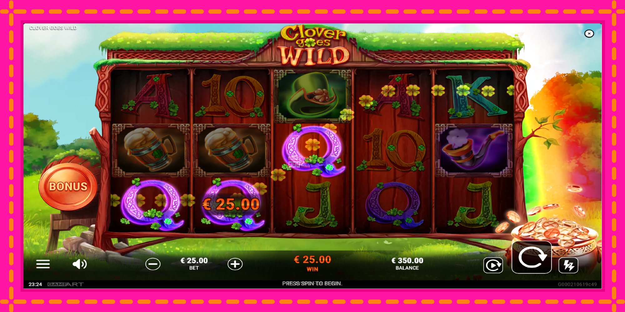 Slot machine Clover Goes Wild gratuitamente, immagine 3