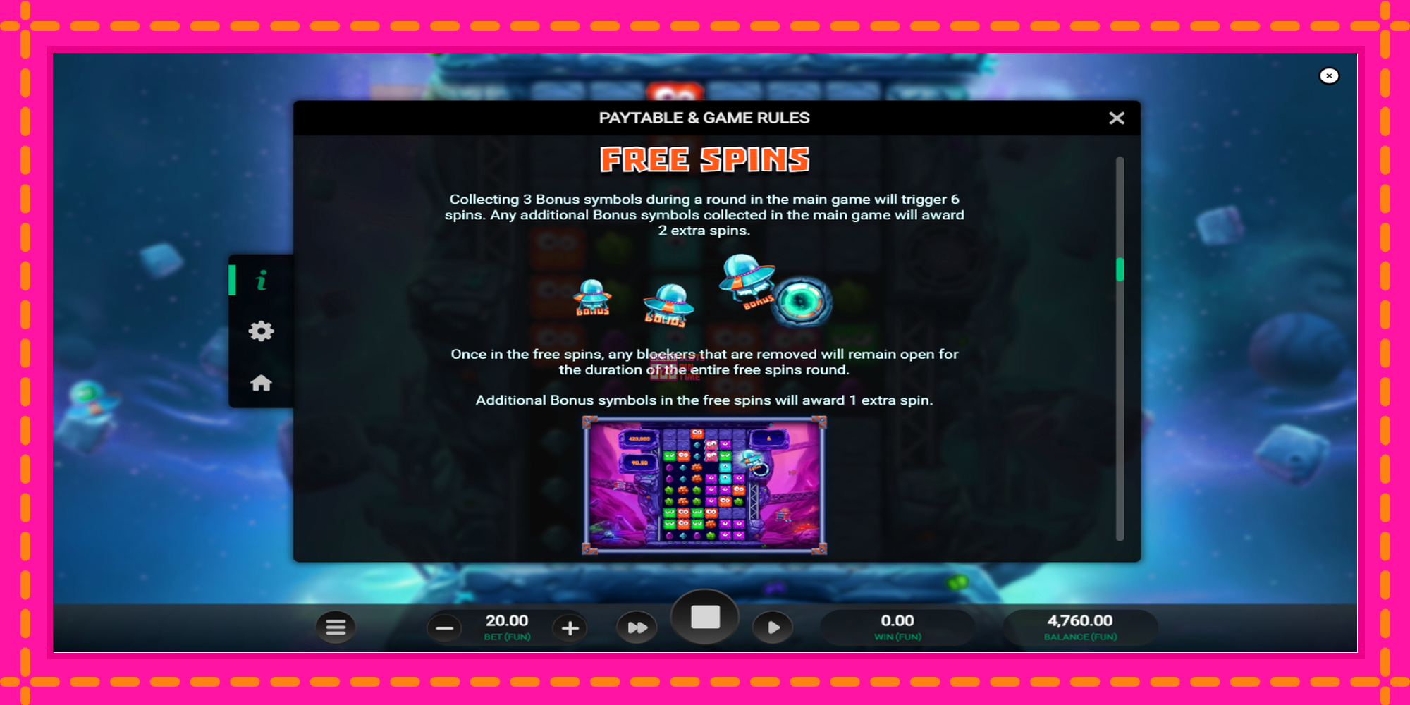 Slot machine Space Miners Dream Drop gratuitamente, immagine 6