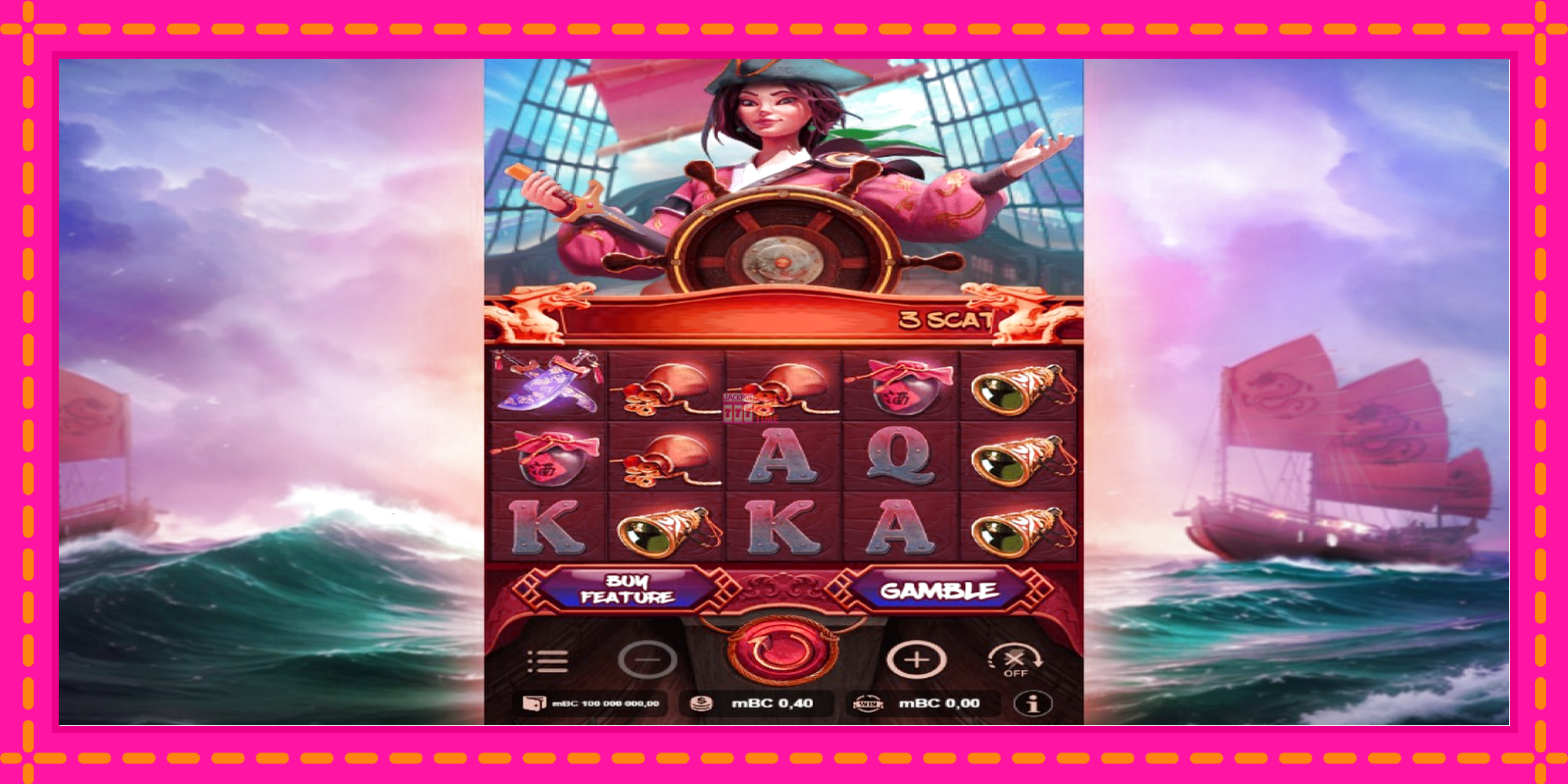 Slot machine Empress of the Black Seas gratuitamente, immagine 1