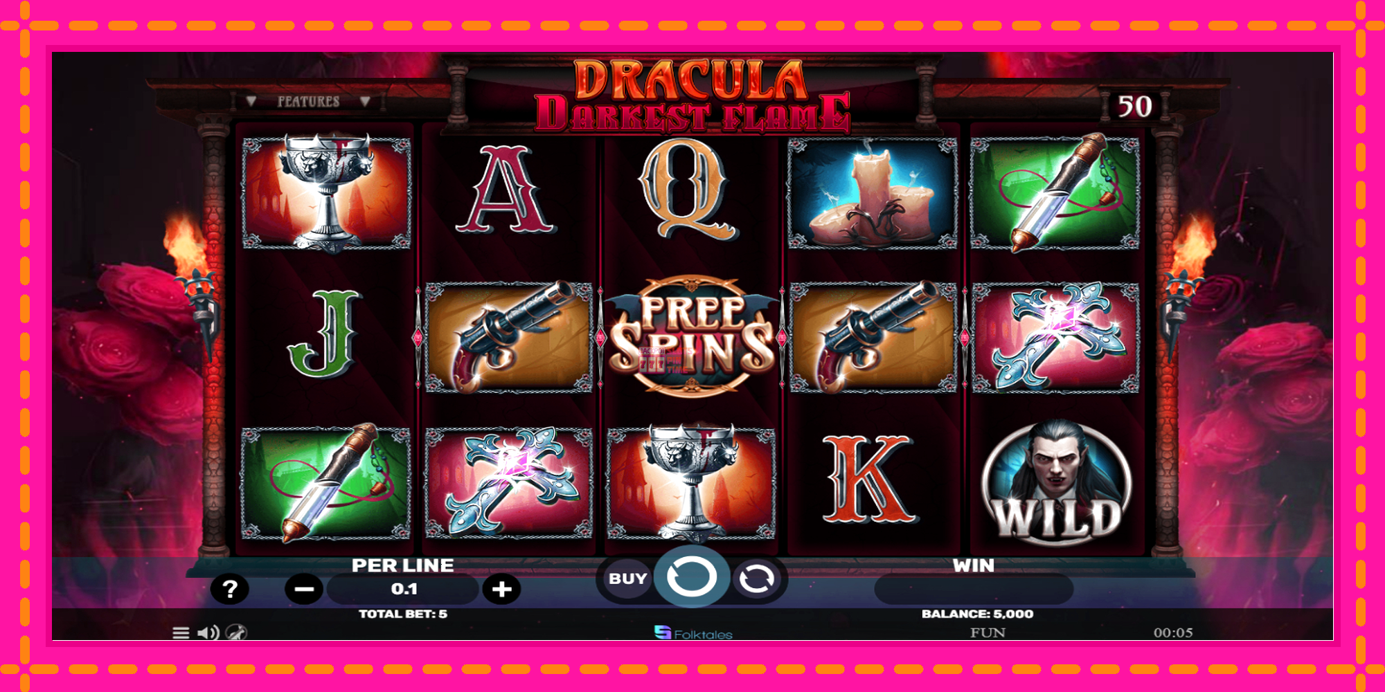 Slot machine Dracula - Darkest Flame gratuitamente, immagine 2