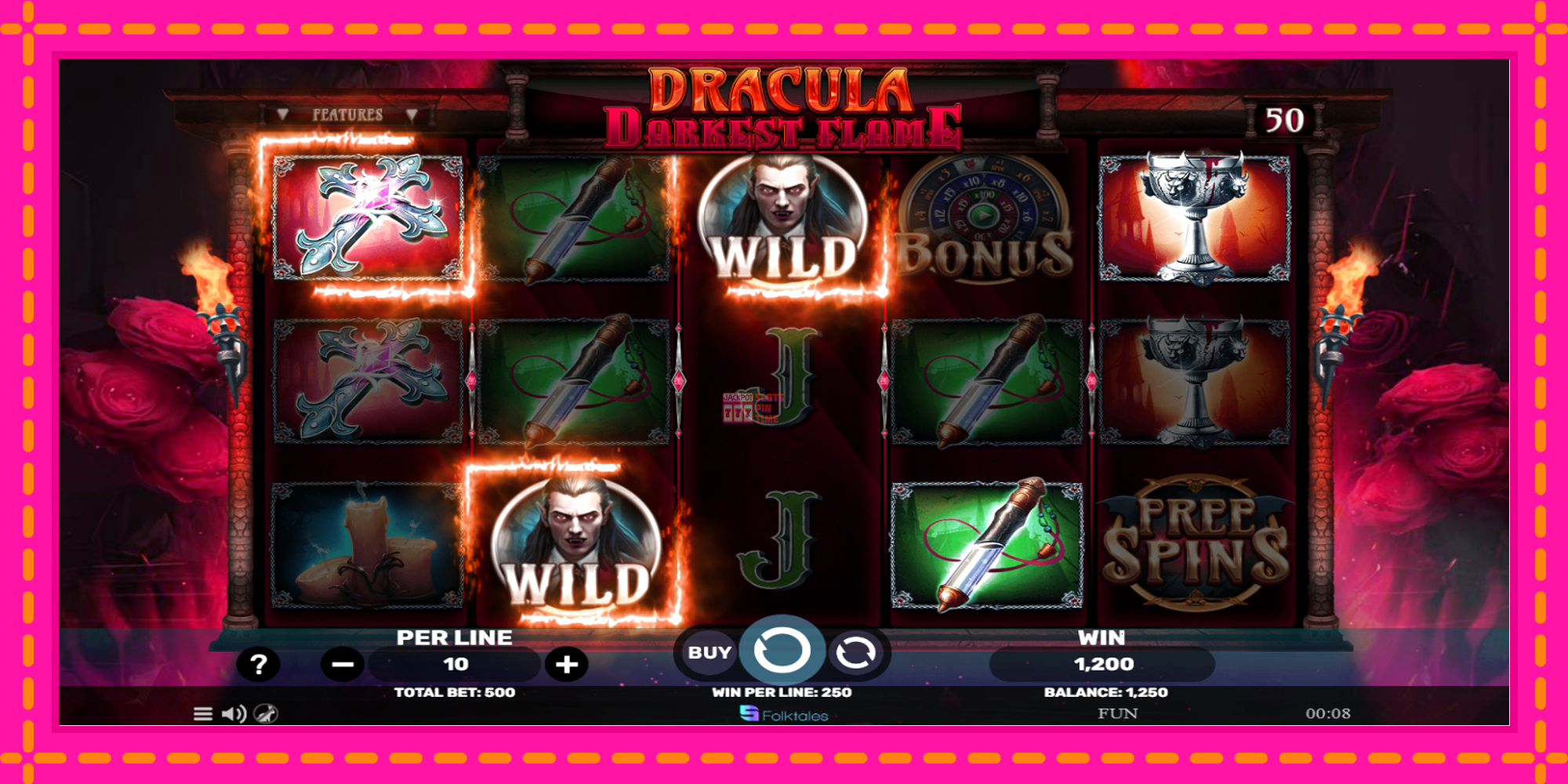 Slot machine Dracula - Darkest Flame gratuitamente, immagine 4