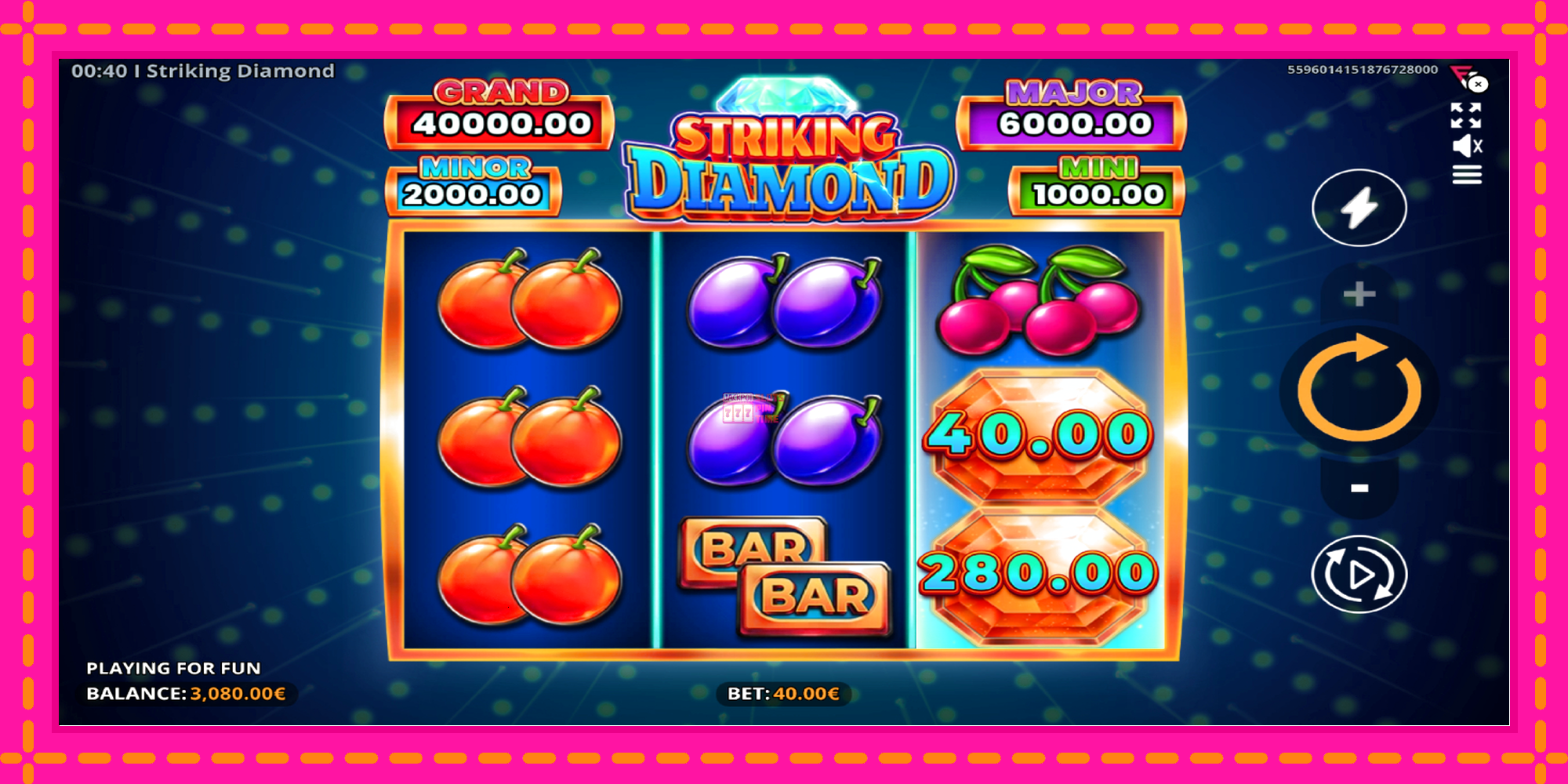 Slot machine Striking Diamond gratuitamente, immagine 2