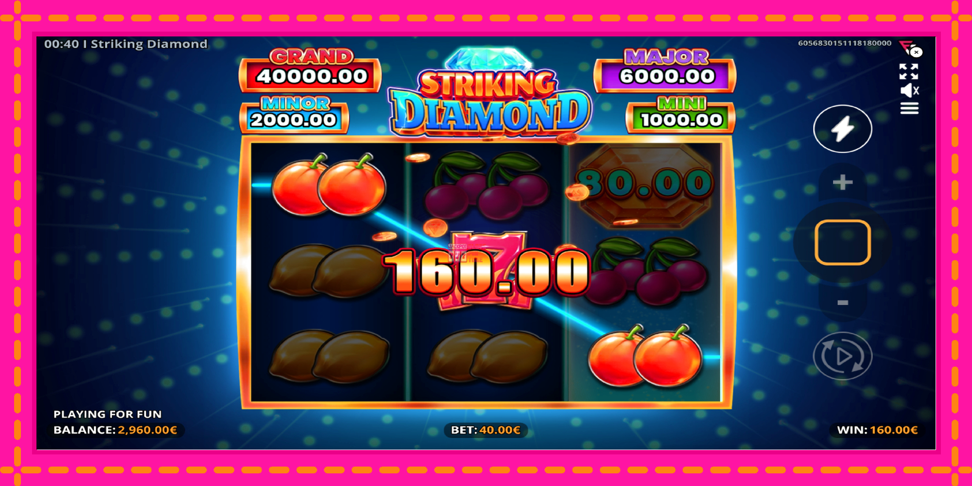 Slot machine Striking Diamond gratuitamente, immagine 3