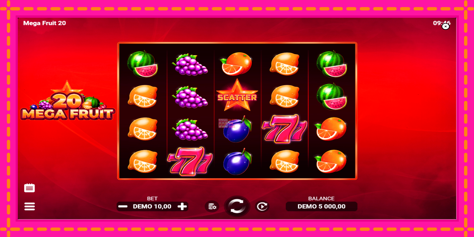 Slot machine Mega Fruit 20 gratuitamente, immagine 2