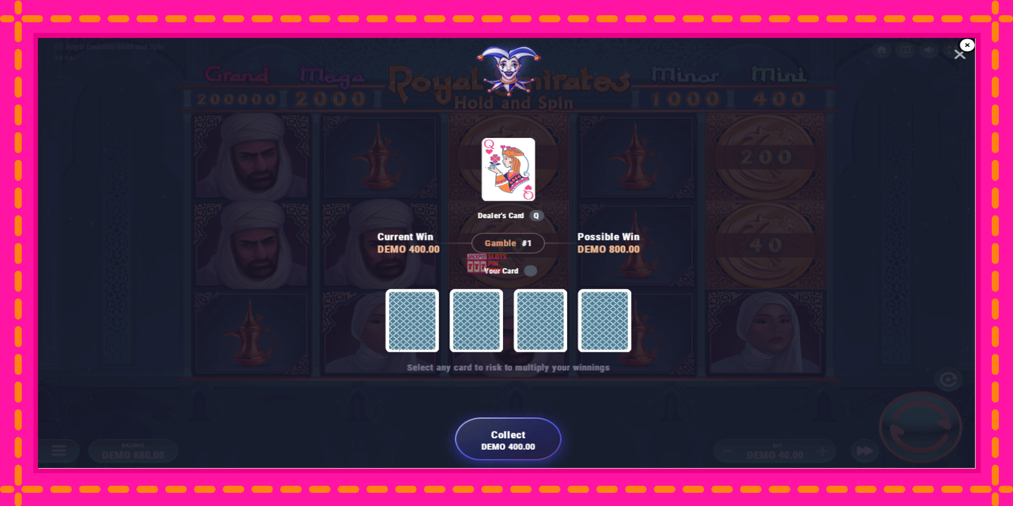 Slot machine Royal Emirates Hold and Spin gratuitamente, immagine 3