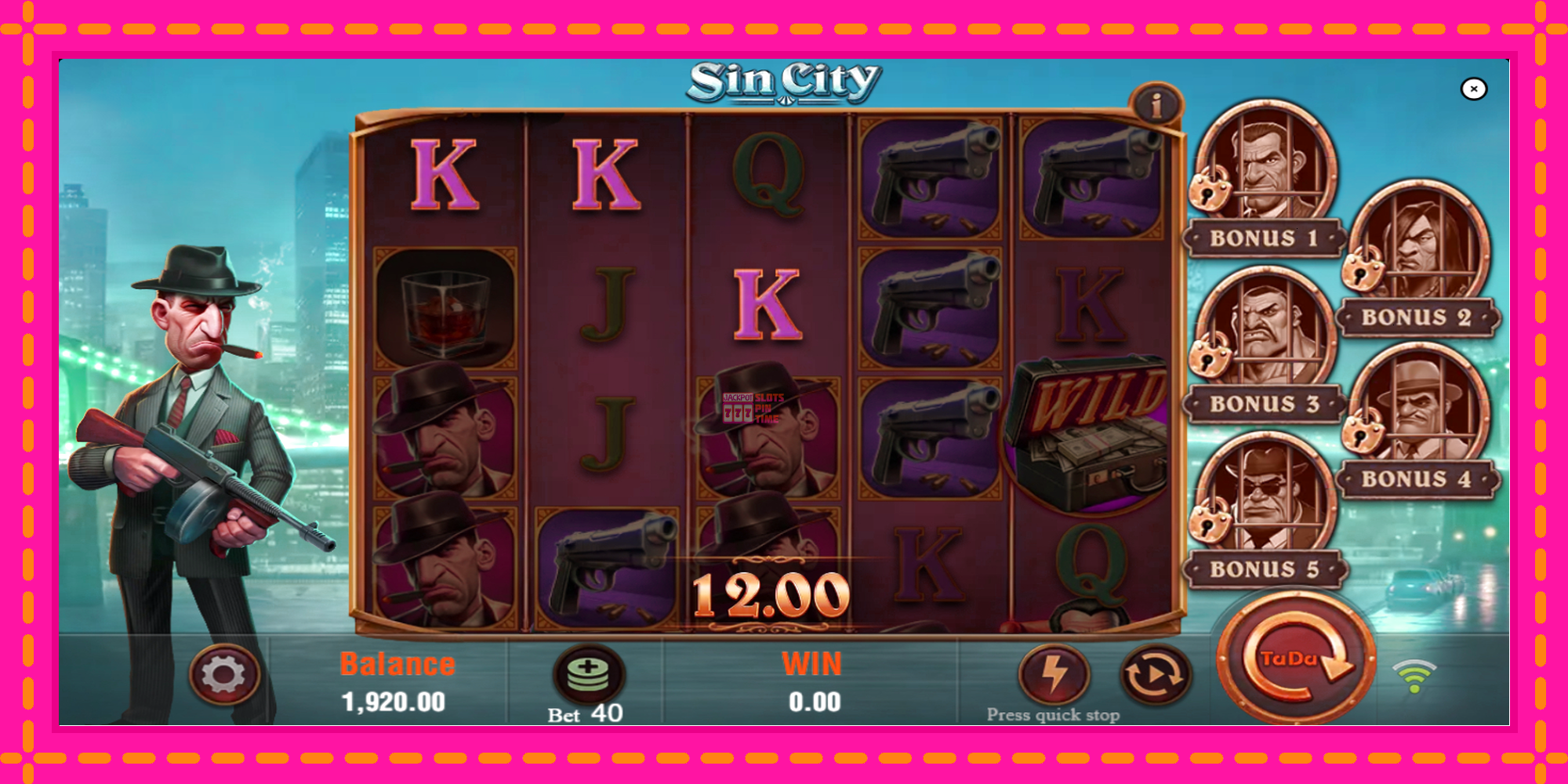 Slot machine Sin City gratuitamente, immagine 3