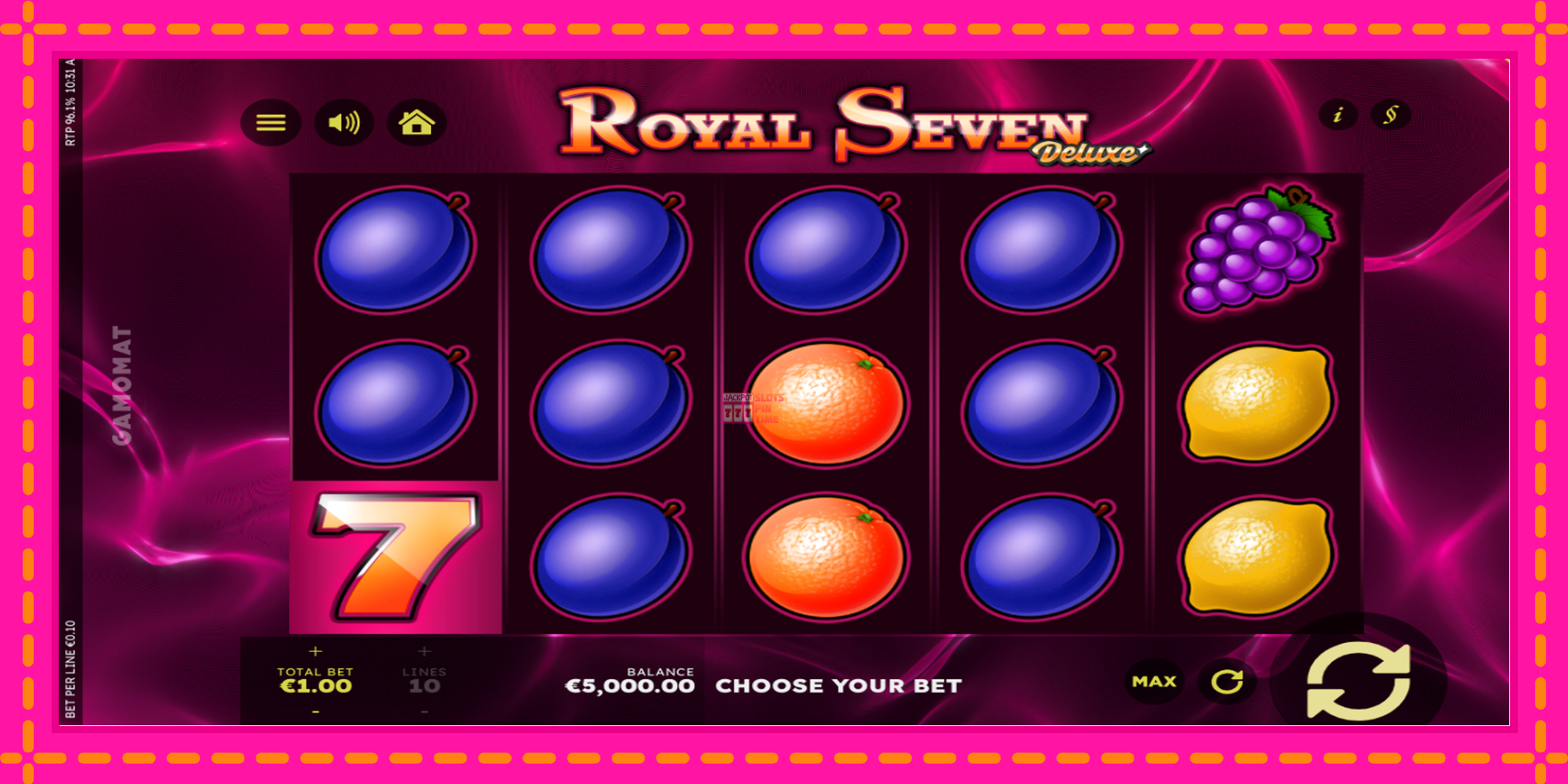 Slot machine Royal Seven Deluxe gratuitamente, immagine 2