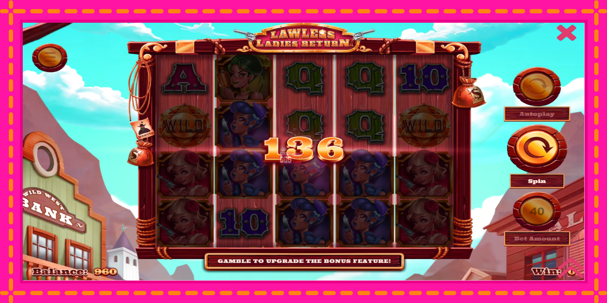 Slot machine Lawless Ladies Return gratuitamente, immagine 3