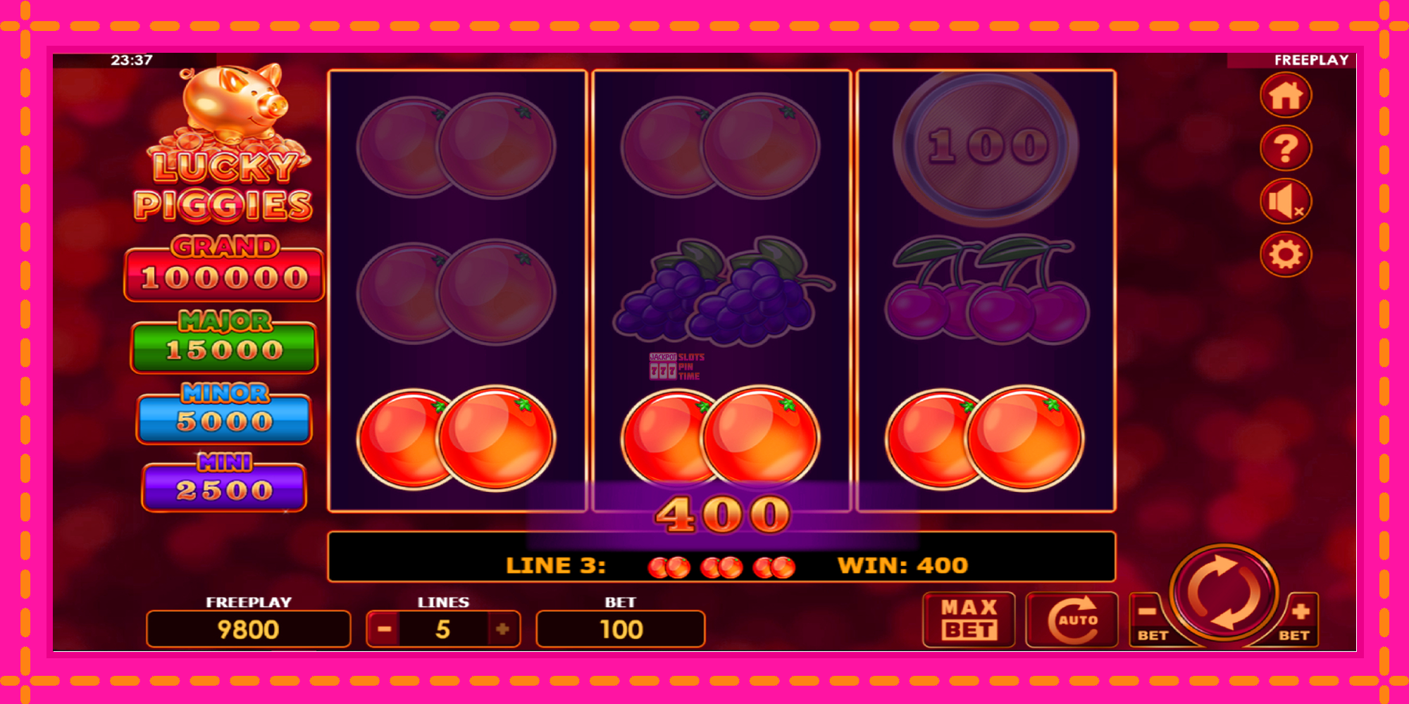 Slot machine Lucky Piggies gratuitamente, immagine 3