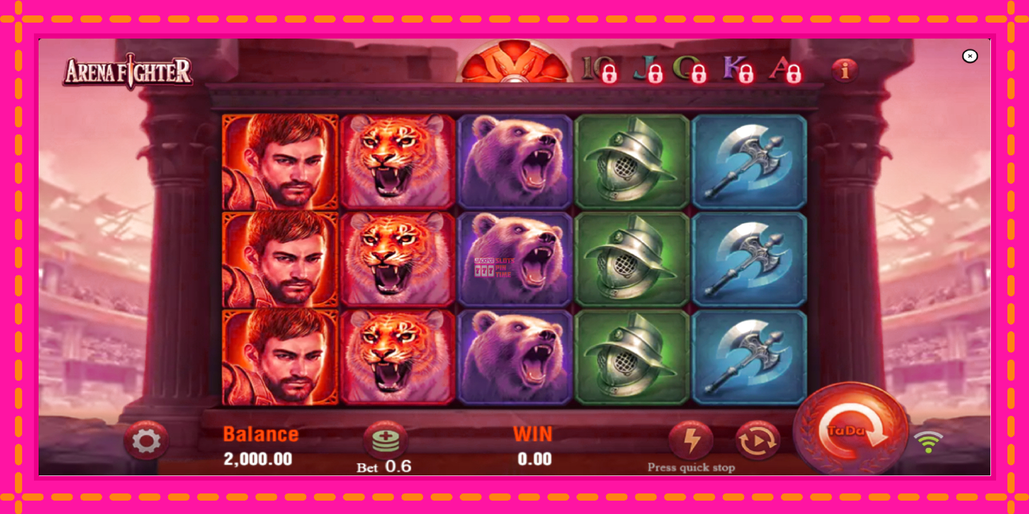 Slot machine Arena Fighter gratuitamente, immagine 2