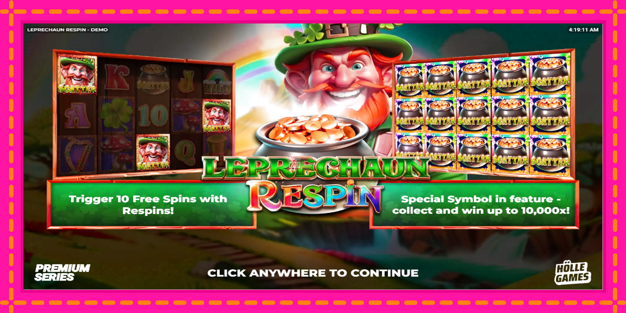 Slot machine Leprechaun Respin gratuitamente, immagine 1