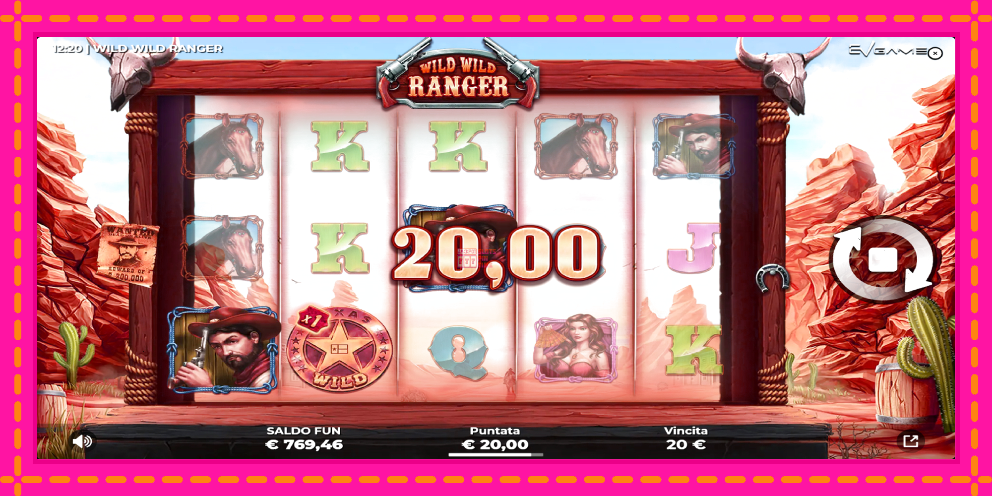 Slot machine Wild Wild Ranger gratuitamente, immagine 4