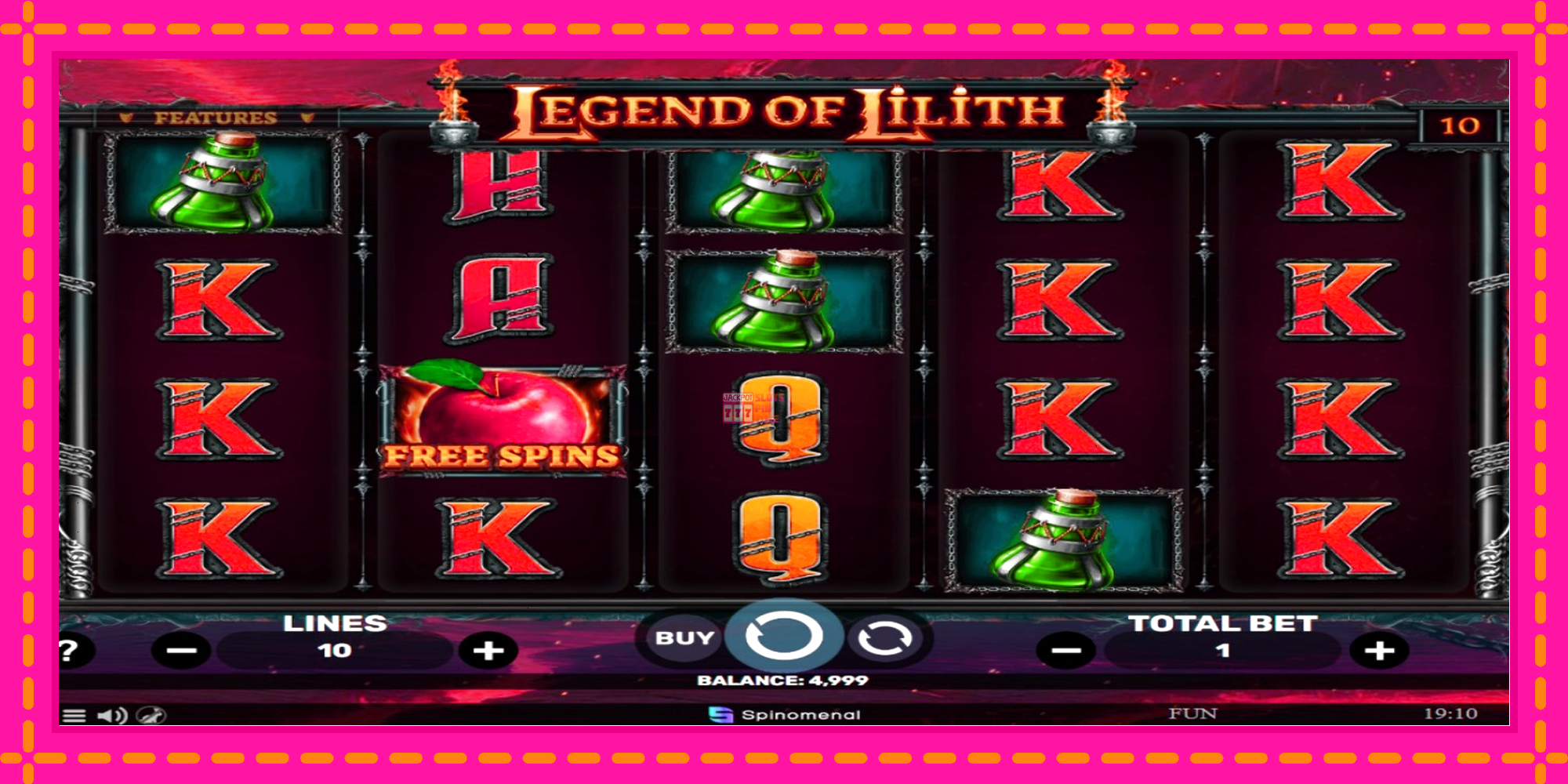 Slot machine Legend of Lilith gratuitamente, immagine 2