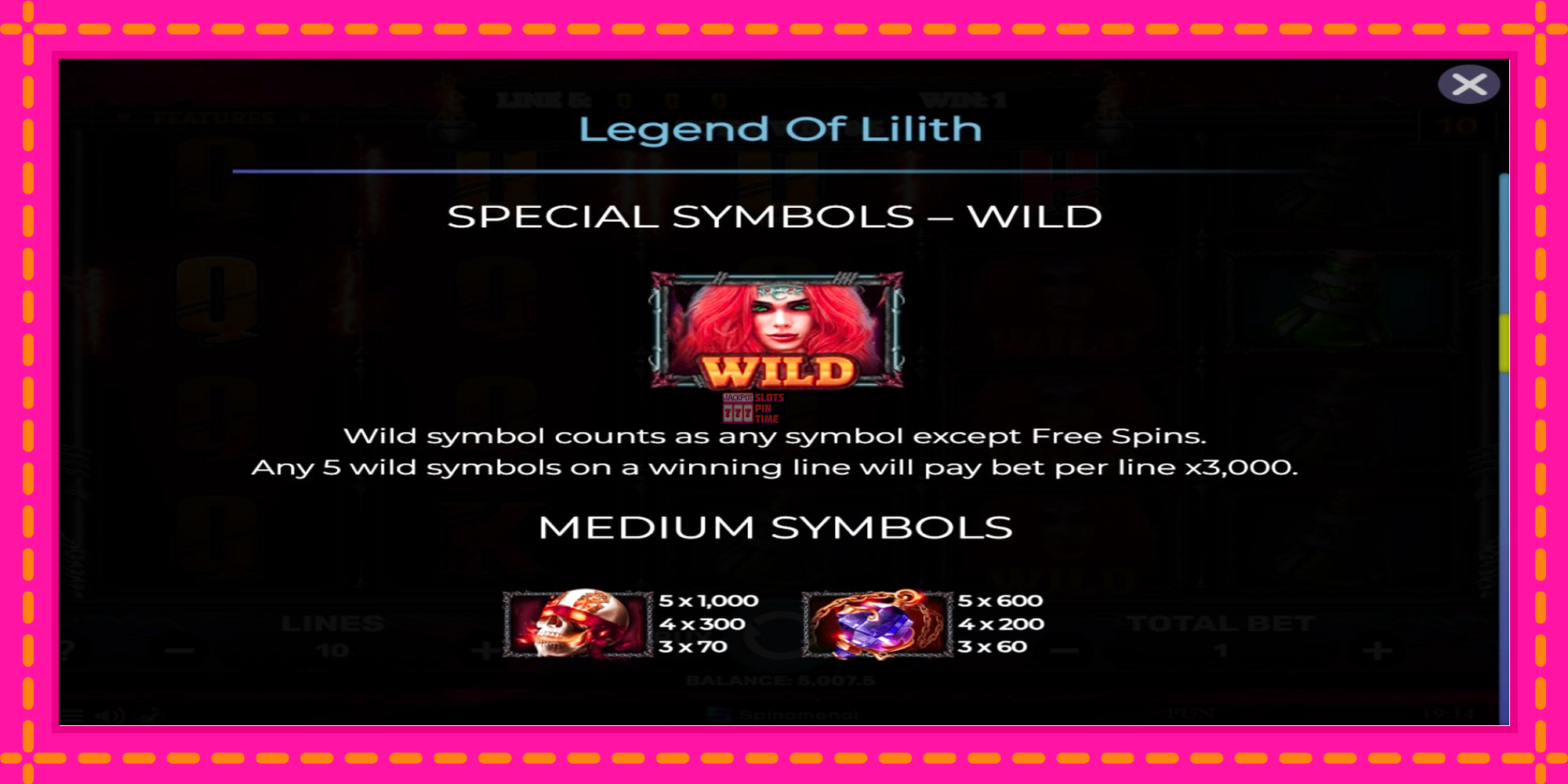 Slot machine Legend of Lilith gratuitamente, immagine 5