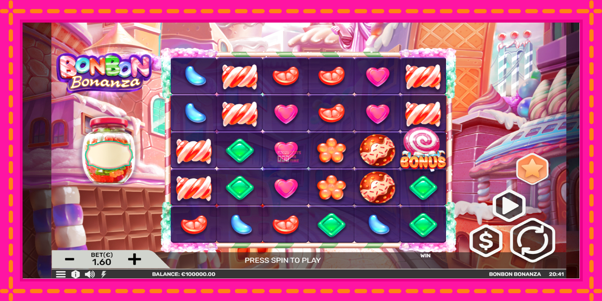 Slot machine Bonbon Bonanza gratuitamente, immagine 2