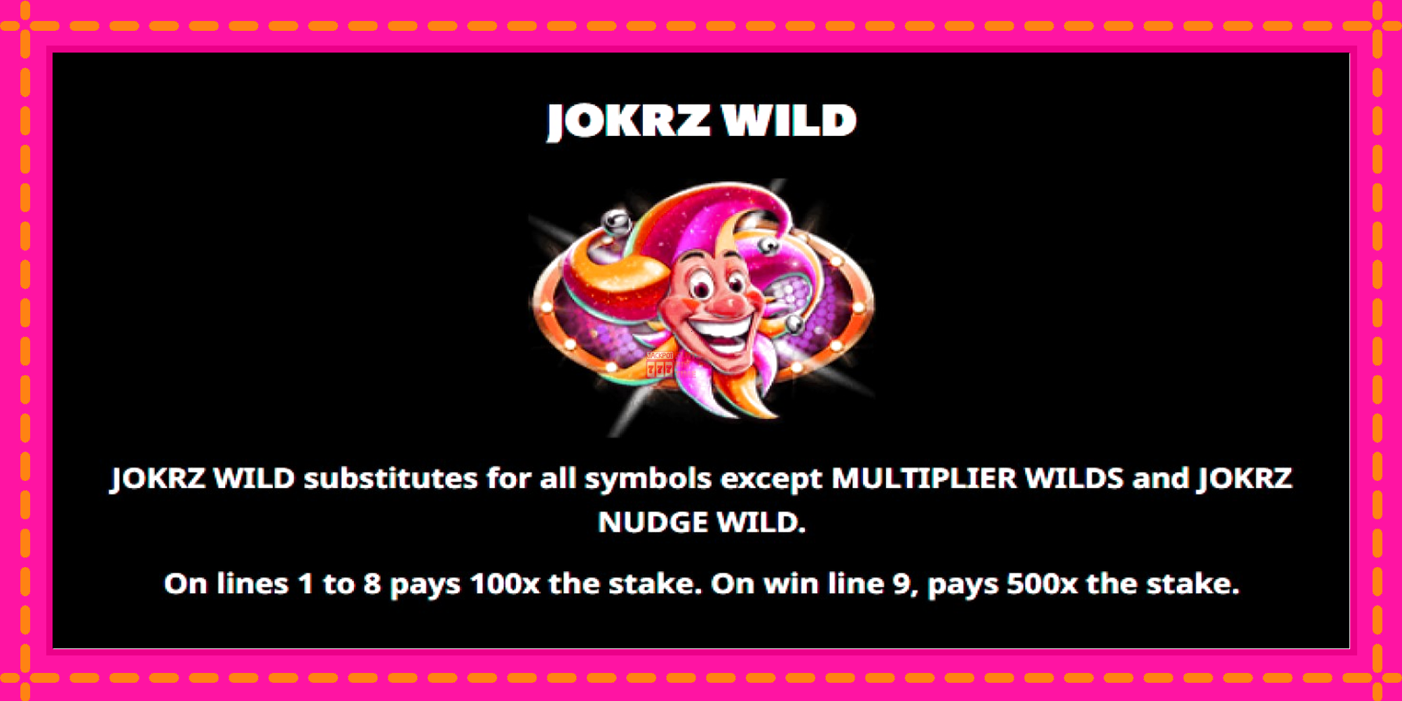 Slot machine Jokrz Wild Jackpot gratuitamente, immagine 5